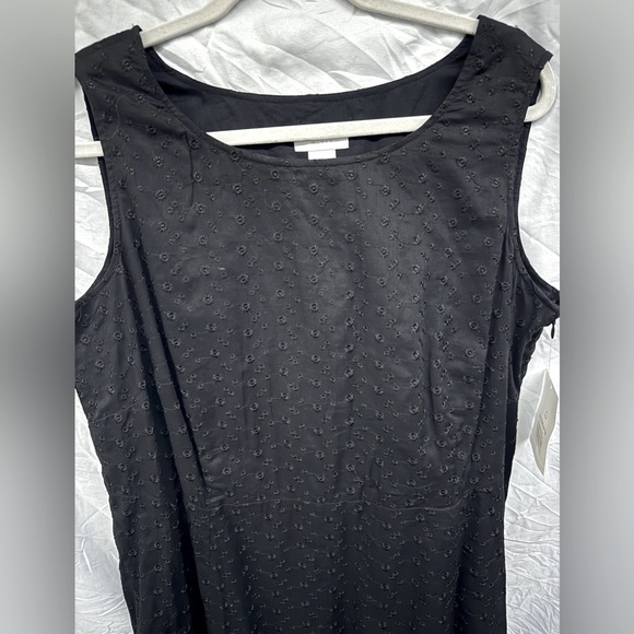 Eyelet Sleeveless Maxi Dress size 14W / Black Maxi - Picture 1 of 13